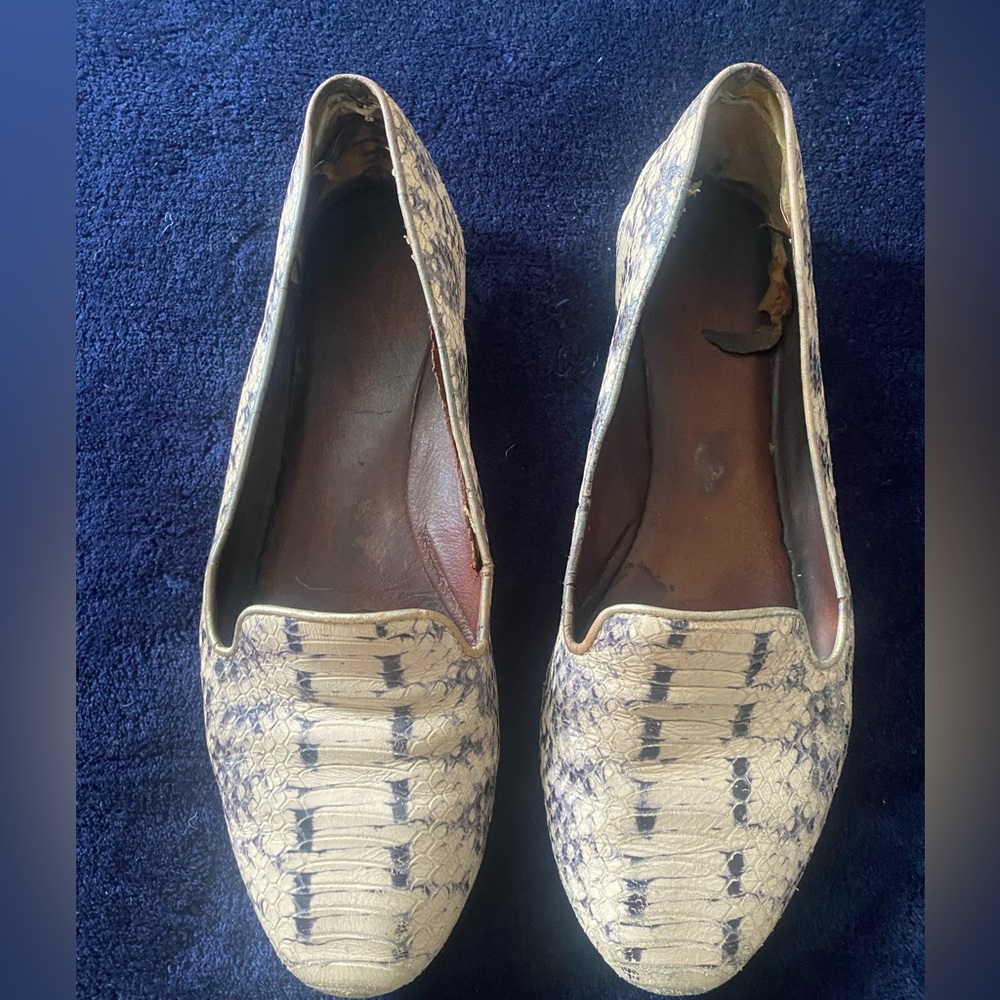Coach snakeskin shoes